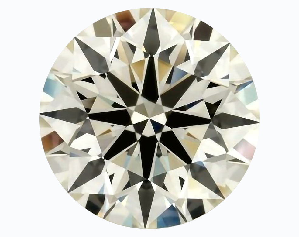 A stone in the N-Z color diamond range, which encompasses off-white to yellow or brown diamonds.