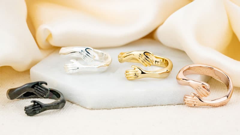 As seen in these beautiful jewelry pieces, black gold is as real as rose, yellow, or white gold.